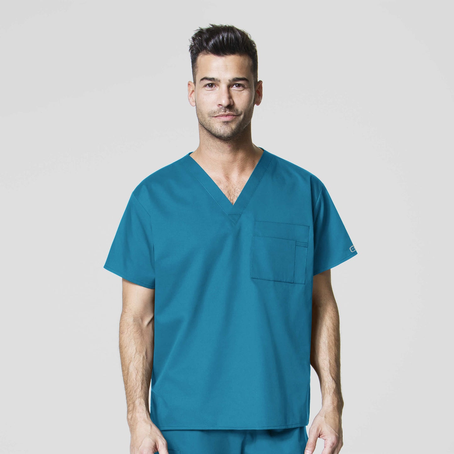 WonderWORK 100 Unisex V-Neck Scrub Top