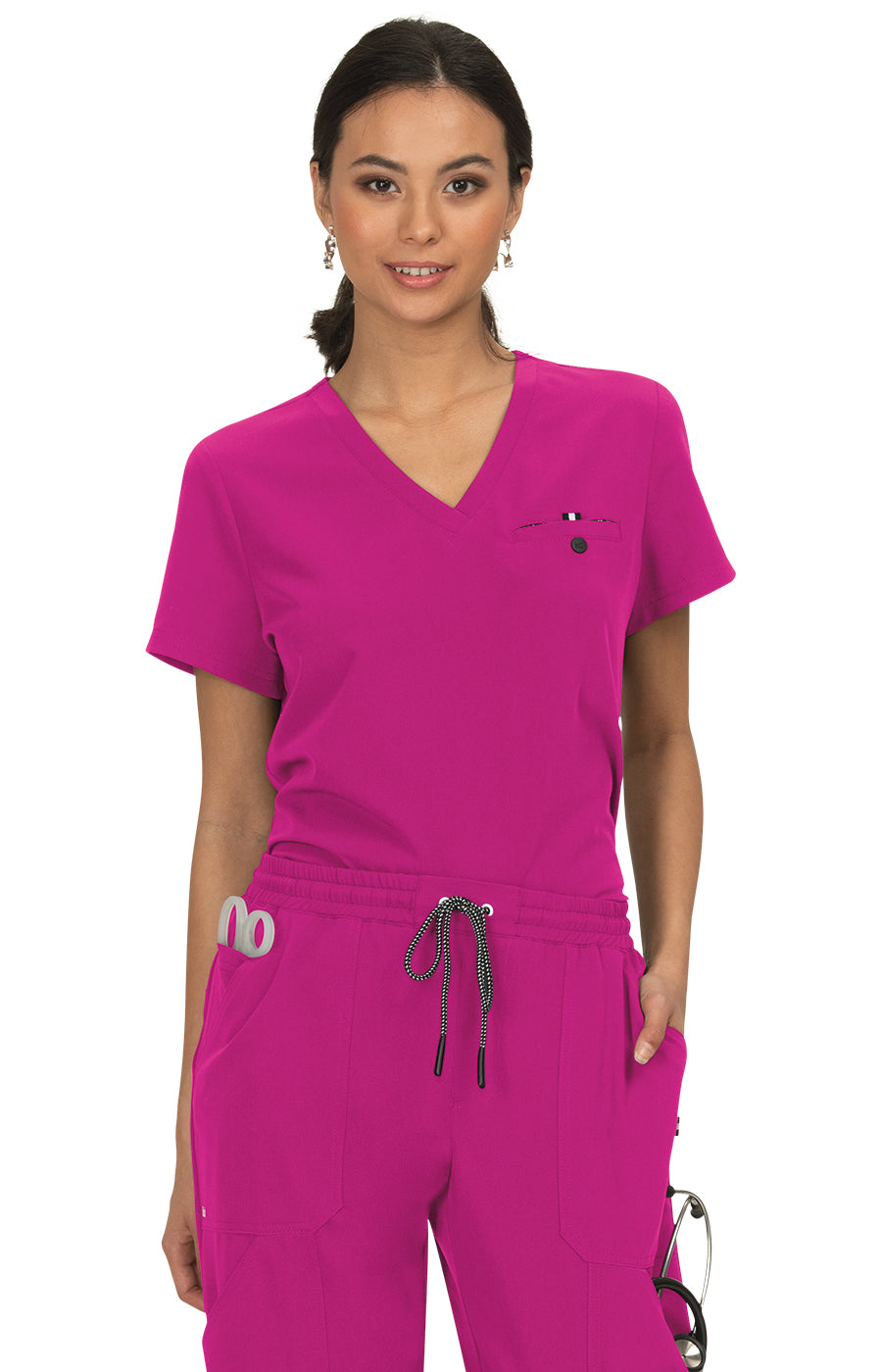 Koi Next Gen 1010 Ready to Work Top Azalea PinkWomen Tops – Med
