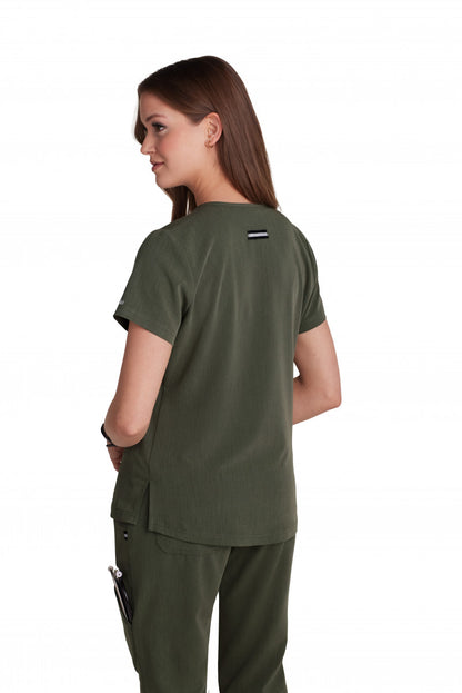 Next Gen 1010 Ready to Work Top Heather Olive