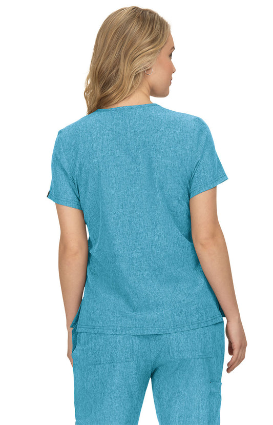 Basics 1011 Kade Top Heather Electric Blue