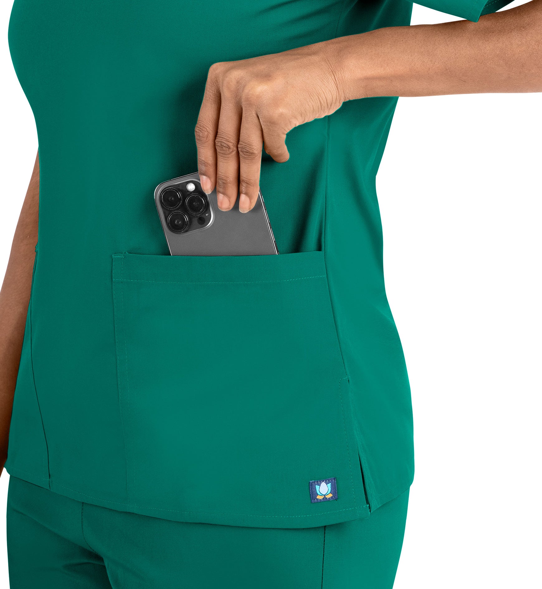 Core 1016 Women's Classic V-Neck Top Hunter