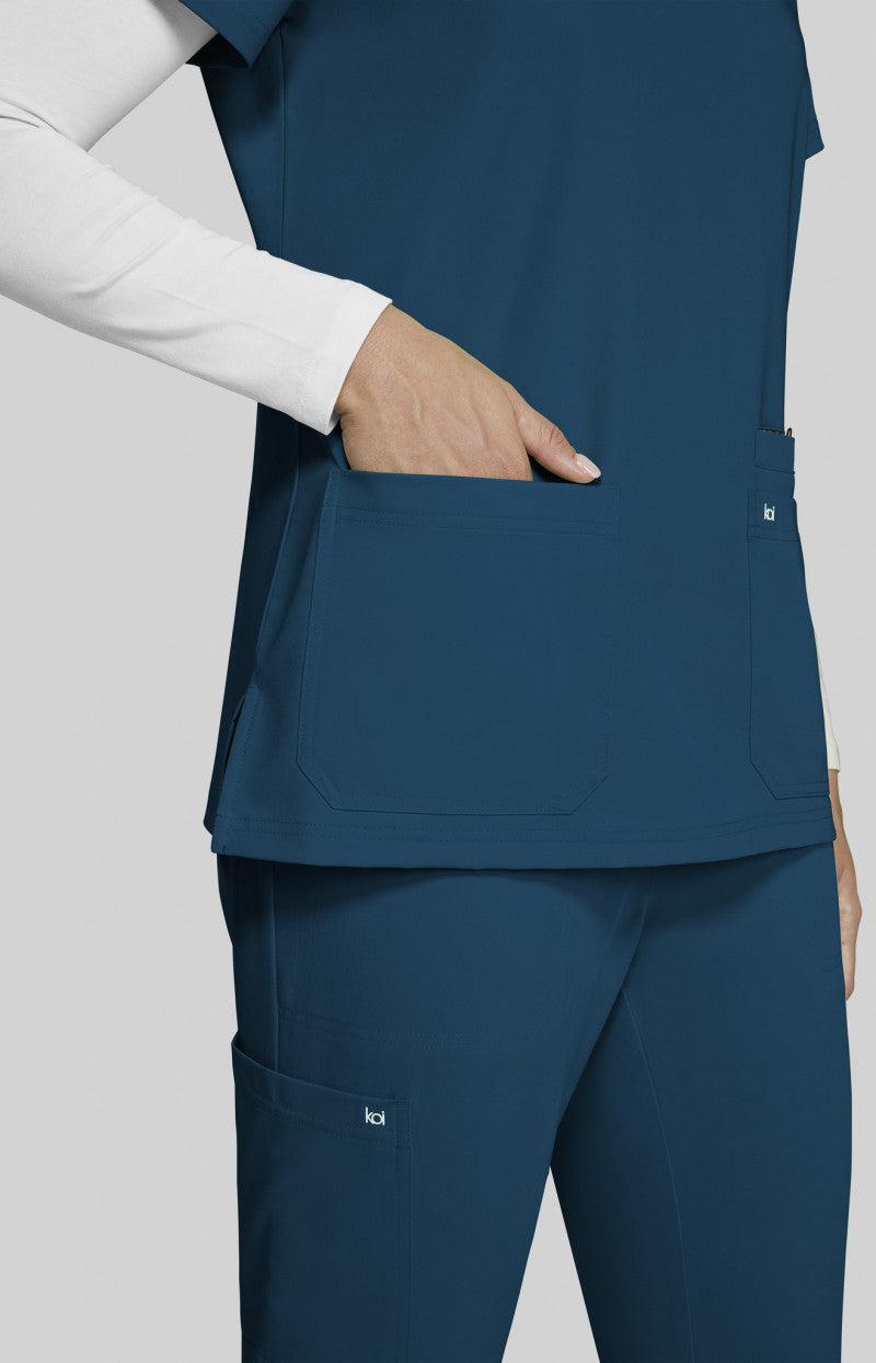 Next Gen 1019 Hustle and Heart Top Caribbean Blue