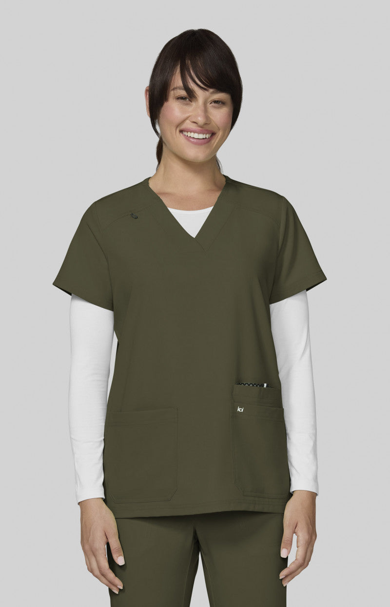 Next Gen 1019 Hustle and Heart Top Olive Green