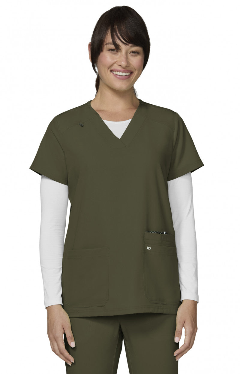 Next Gen 1019 Hustle and Heart Top Olive Green