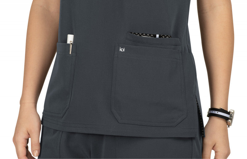 Next Gen 1019 Hustle and Heart Top Charcoal