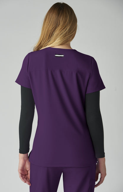 Next Gen 1019 Hustle and Heart Top Eggplant