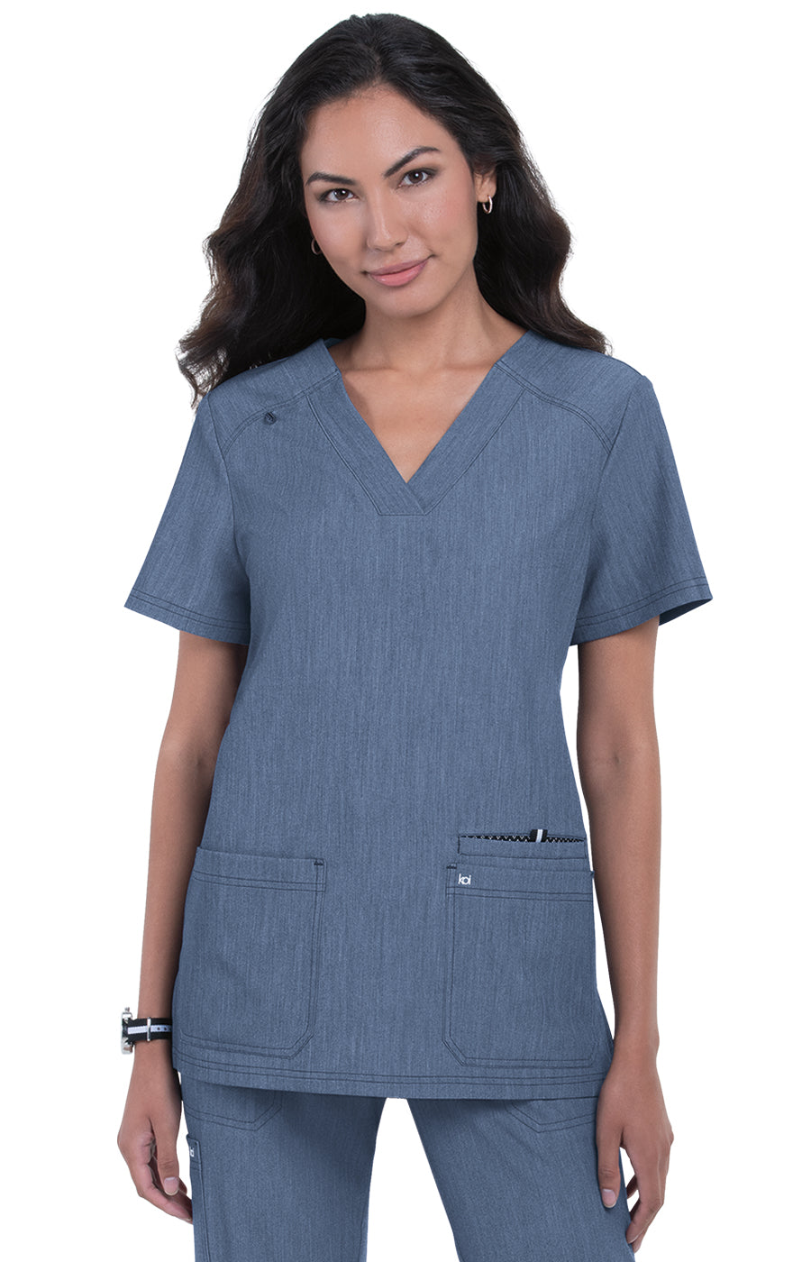 Next Gen 1019 Hustle and Heart Top Heather Navy