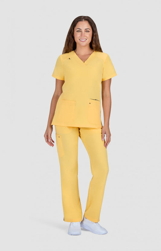 Next Gen 1019 Hustle and Heart Top Butter Yellow