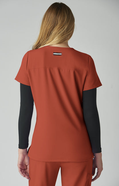 Next Gen 1019 Hustle and Heart Top Burnt Umber