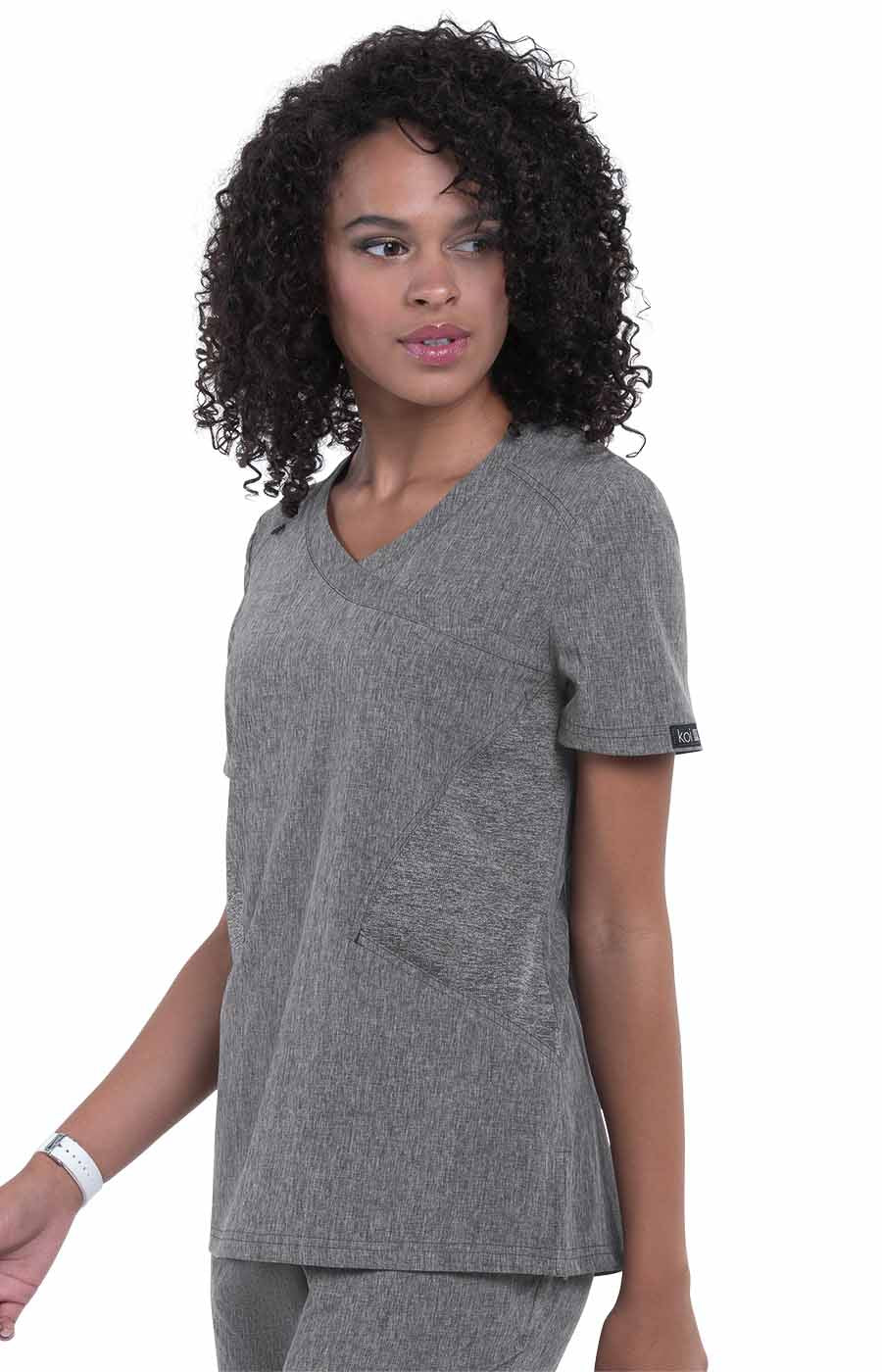 Basics 1026 Charlotte Top Heather Grey