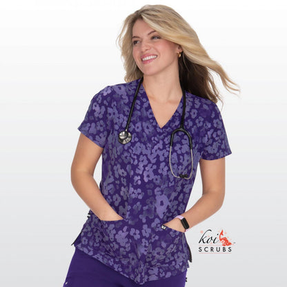 Next Gen 1029PR Early Energy Top Tonal Cheetah Grape/Wisteria