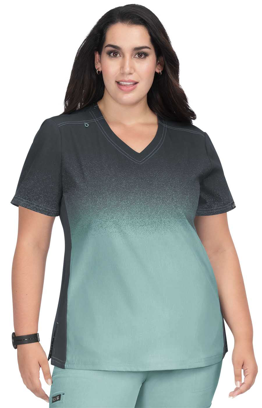 Basics 1031PR Cali Top Charcoal Heather Sage