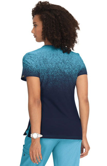 Basics 1031PR Cali Top Heather Electric Blue/Navy Ombre