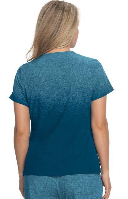 Basics 1031PR Cali Top Caribbean Blue Heather Ombre