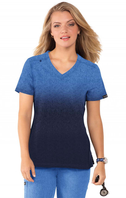 Basics 1031PR Cali Top Heather Galaxy Navy Ombre