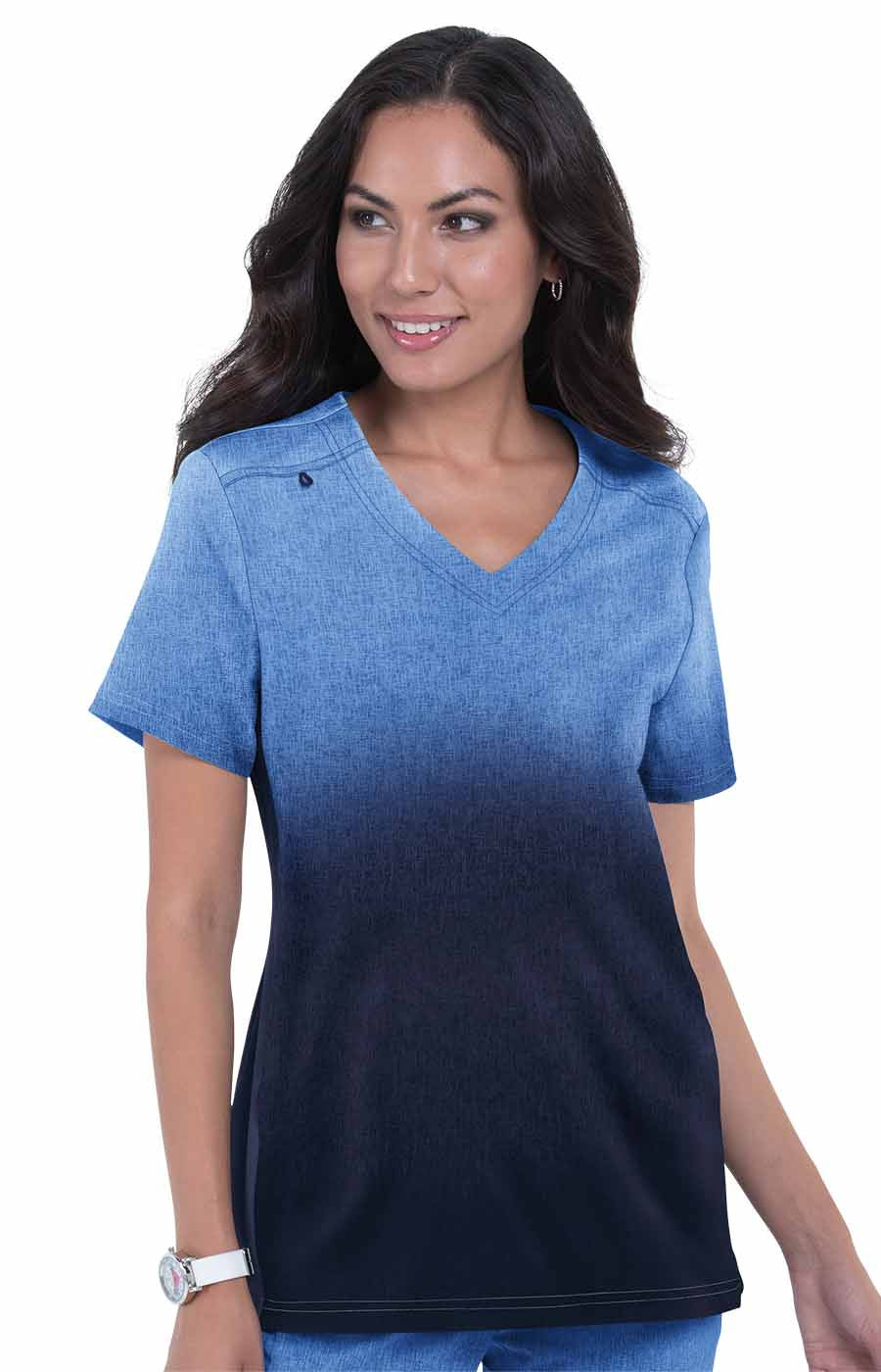 Basics 1031PR Cali Top Heather Galaxy Navy Ombre