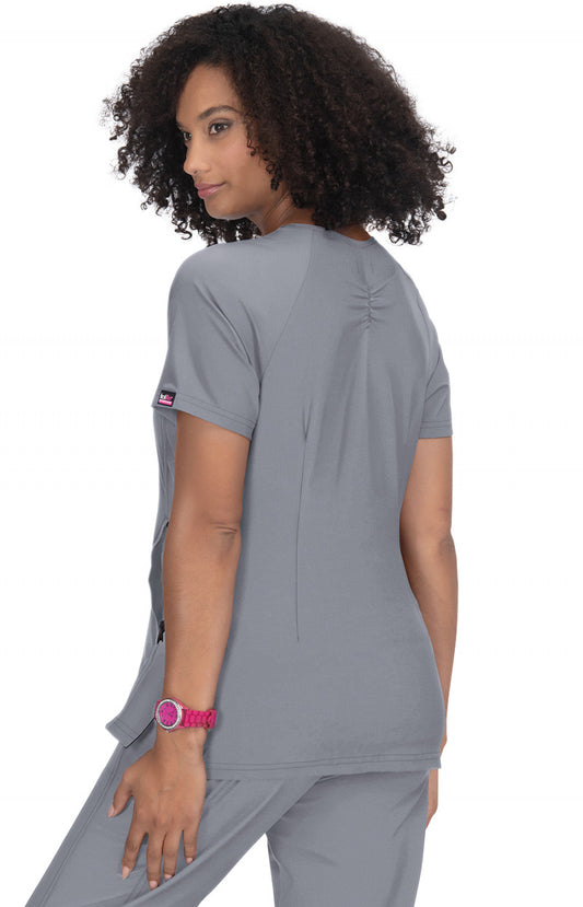 Lite Stretch 1035 Action Top Platinum Grey