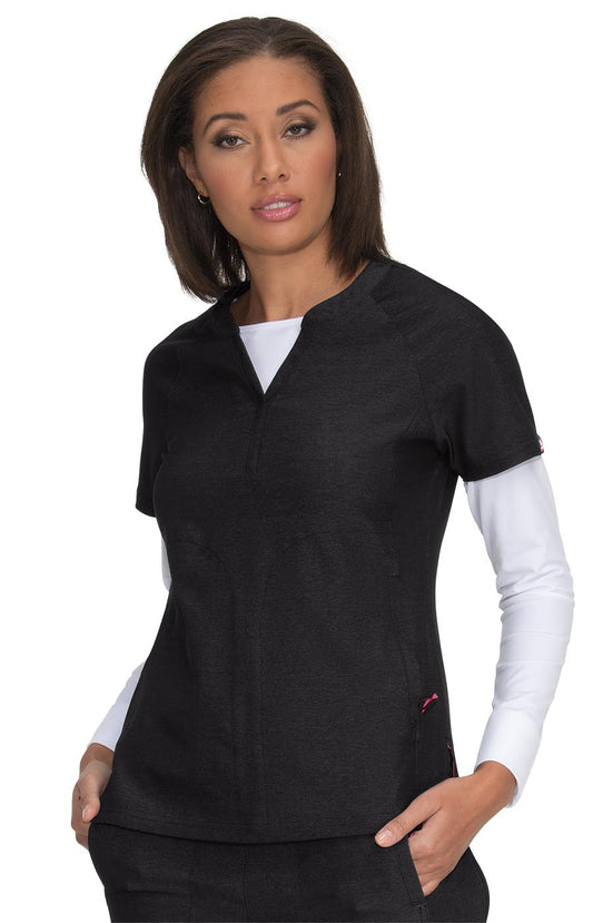 Lite Stretch 1035 Action Top Heather Charcoal