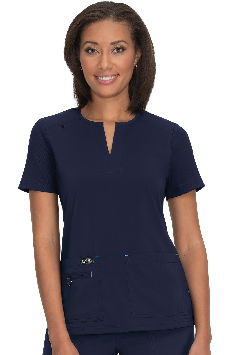 Basics 1037 Gretchen Top Navy