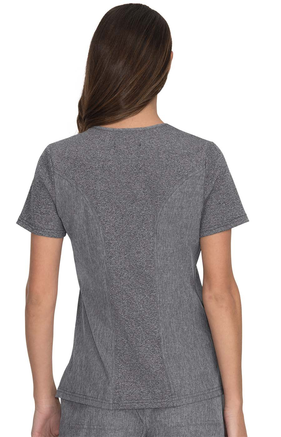 Basics 1037 Gretchen Top Heather Grey