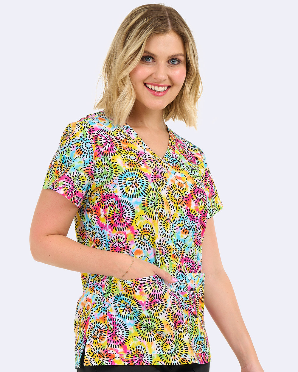 Zavate Audrey Top Style 1054 in color Bold Motion Image 1