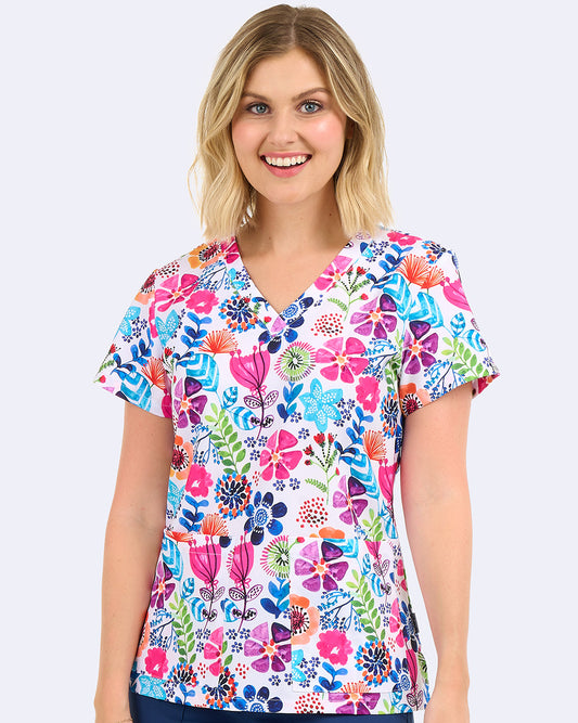 Ava Therese 1054 Audrey Top Botanical Blitz