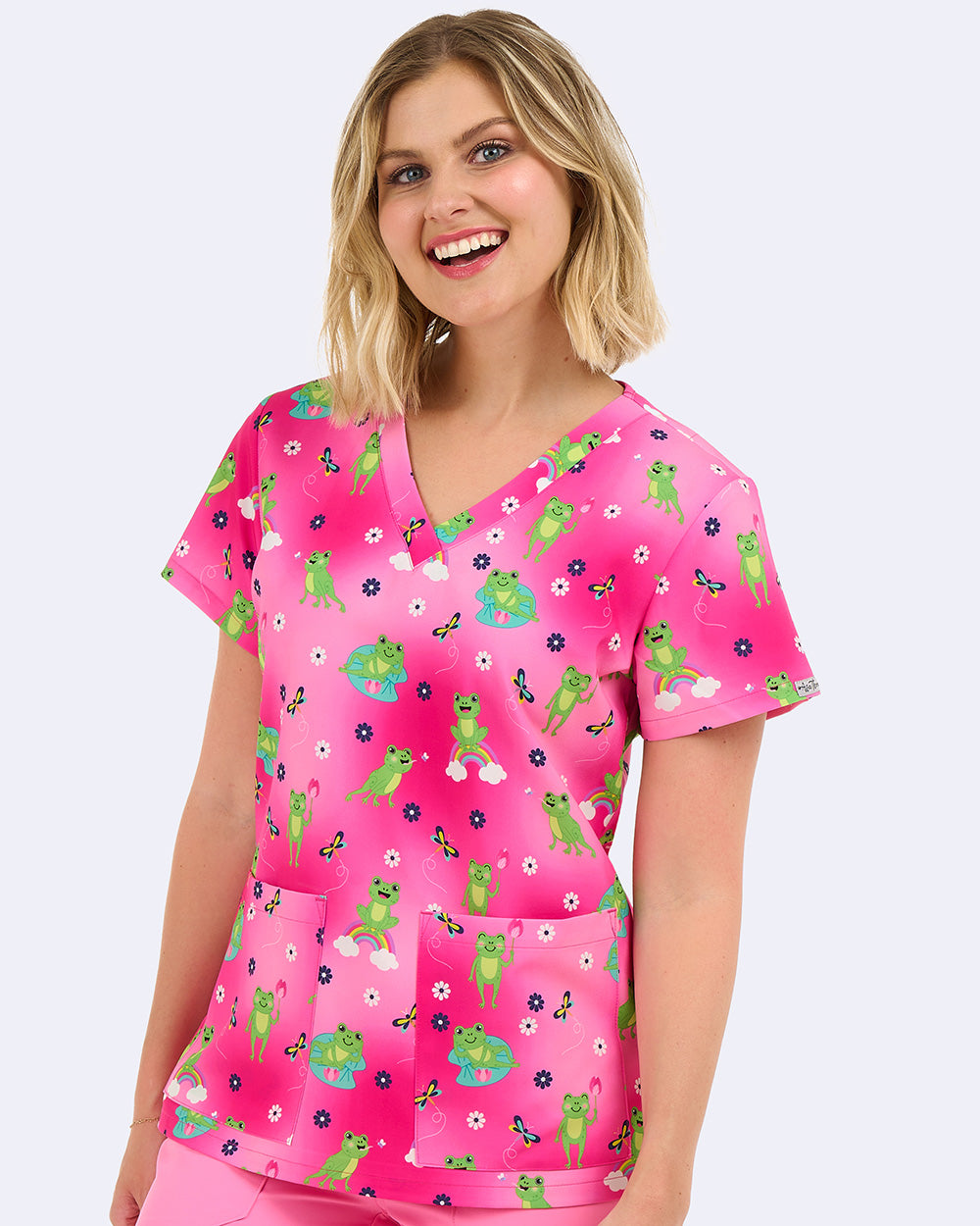 Zavate Audrey Top Style 1054 in color Frogtastic Image 1