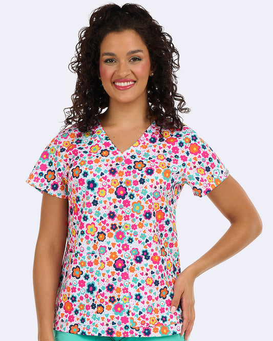 Zavate Audrey Top Style 1054 in color Sweet Petals Image 1