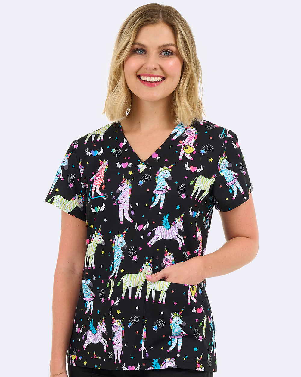 Ava Therese 1054 Audrey Top Zebra Pride