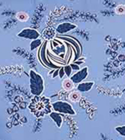 Stretch 1054PR Lennon Top Vintage Floral