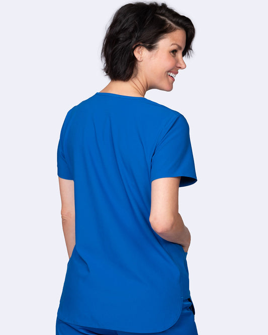 Zavate Madi Side Knit Top Style 1057 in color Royal Image 2