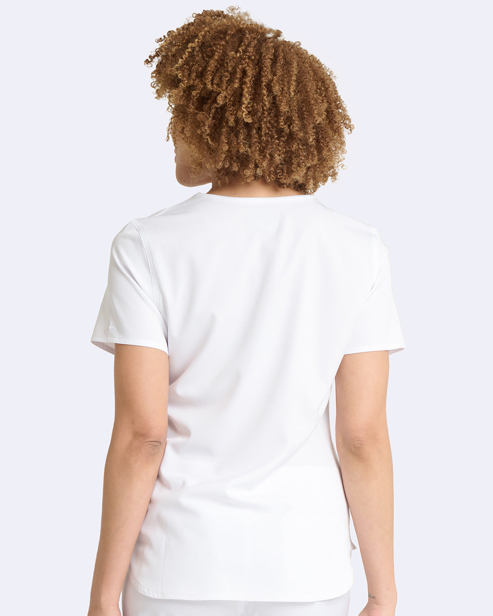 Ava Therese 1057 Madi Side Knit Top White