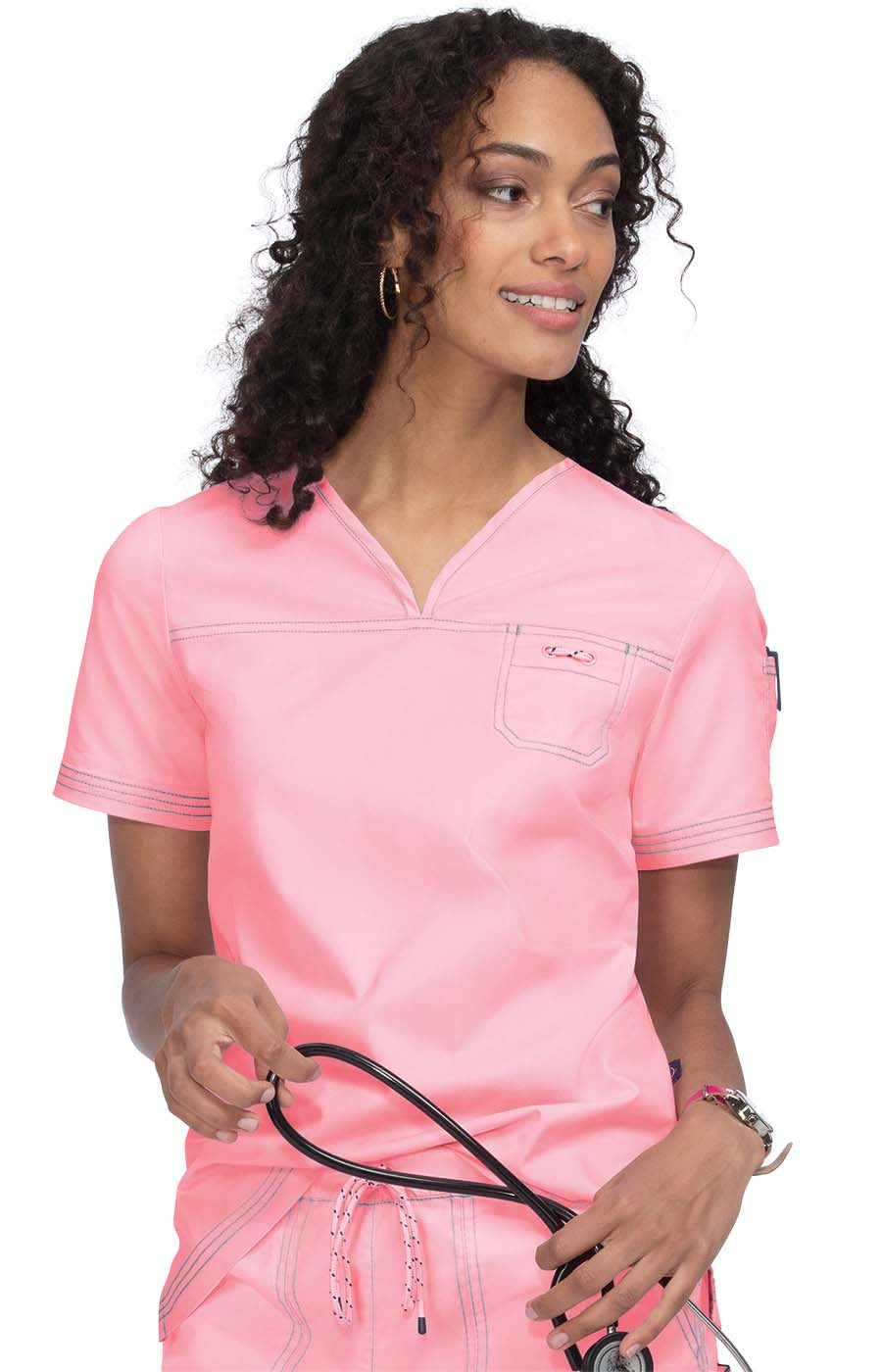 Stretch 1059  Georgia Top Sweet Pink