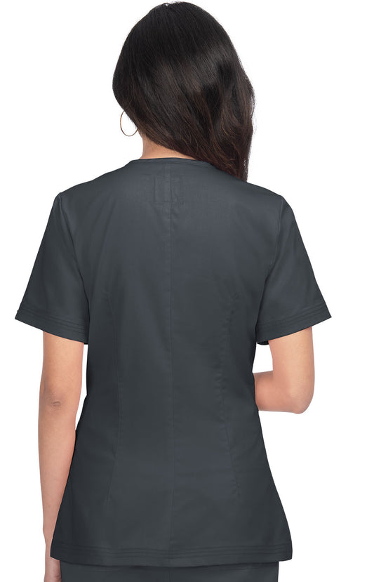 Stretch 1060  Regan Top Charcoal