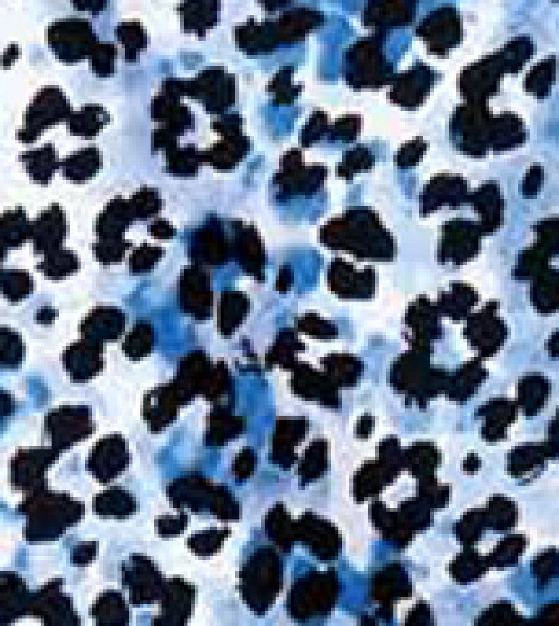 Stretch 1070PR Elena Top Tie Dye Leopard Blue