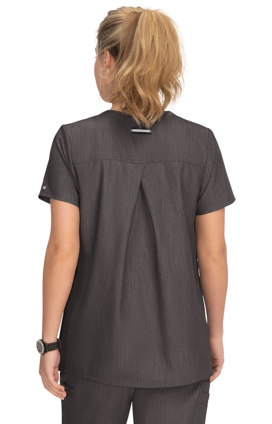 Next Gen 1073 Onboard Maternity Top Heather Grey