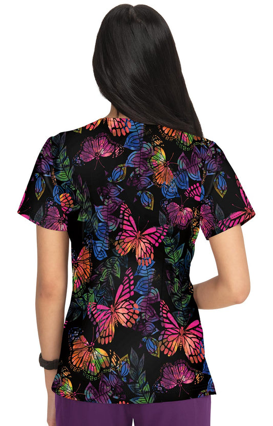 Planet Koi 1075PR Aria Top Dancing Butterflies