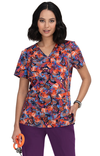 Planet Koi 1079PR Isla Top Kaleidoscope Wings