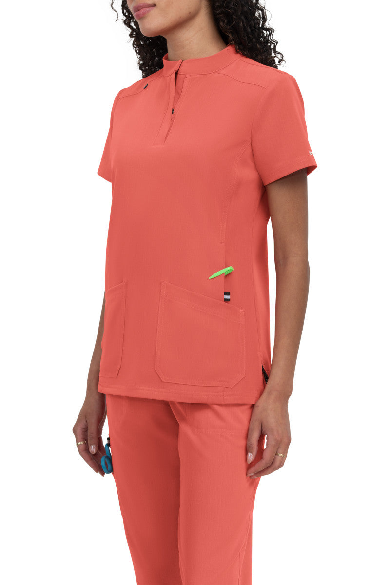 Next Gen 1081 Driven Top Heather Coral