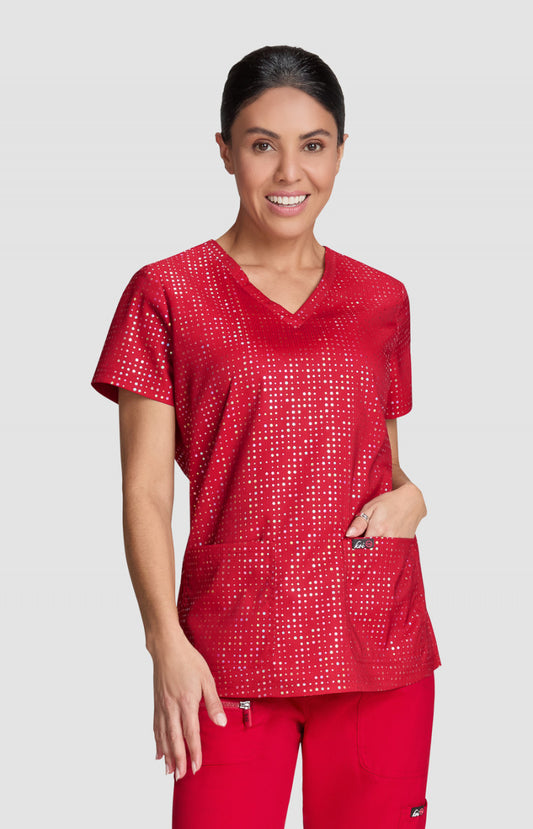 Koi Lite 1082PR Velora Top Iridescent Dot Ruby