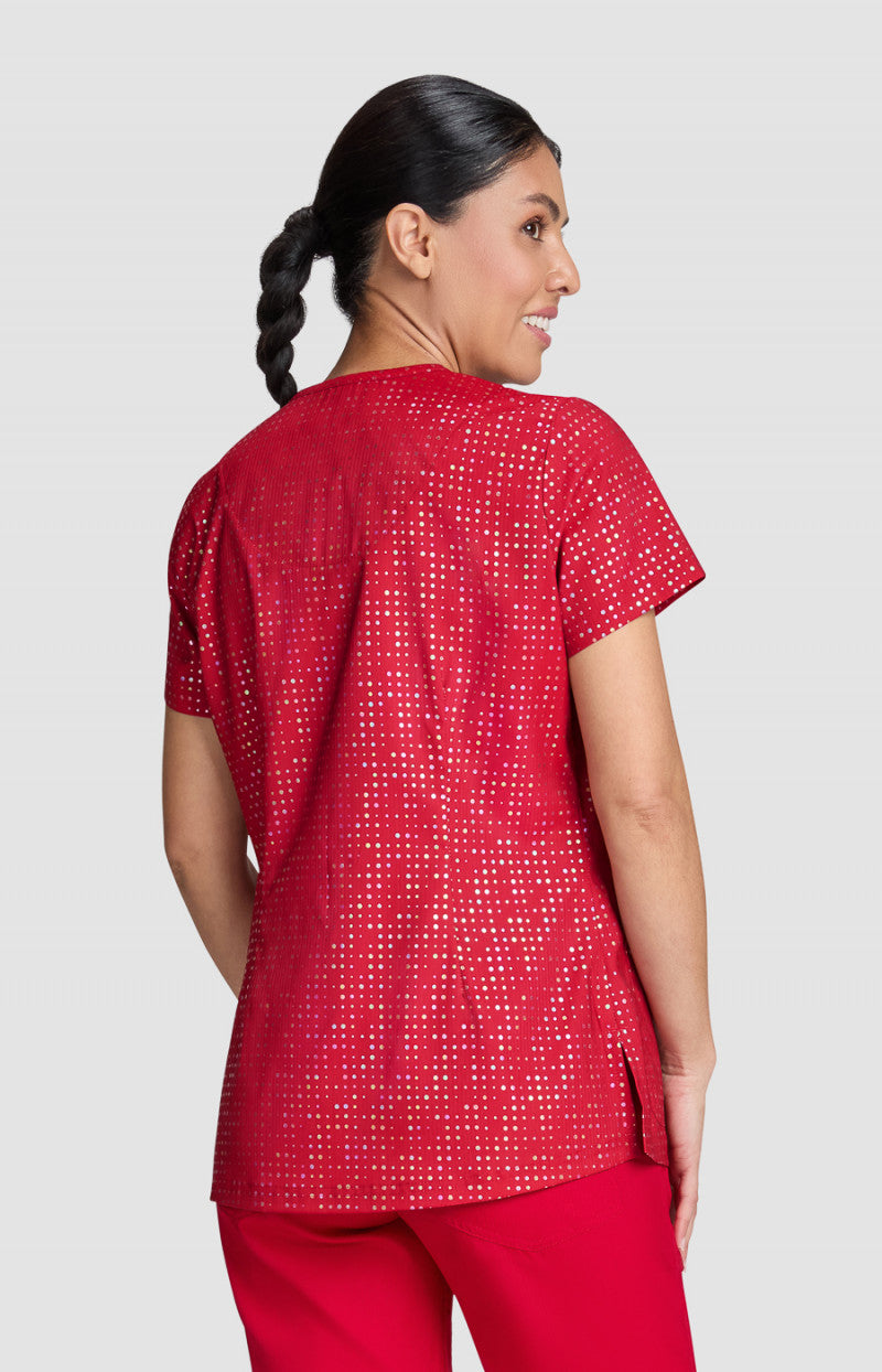 Koi Lite 1082PR Velora Top Iridescent Dot Ruby