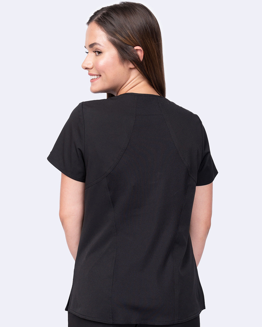 Ava Therese 1084 Ava Back Knit Top Black