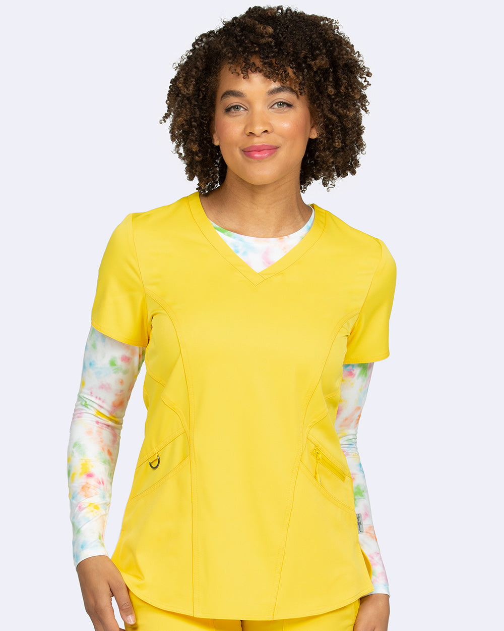 Ava Therese 1084 Ava Back Knit Top Blazing Yellow