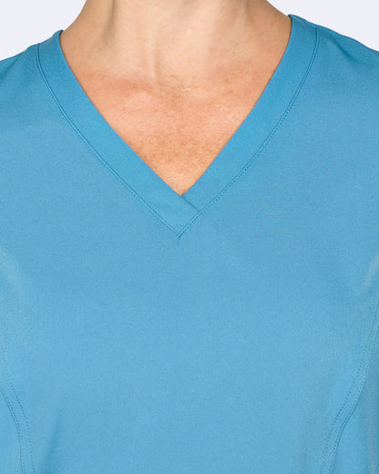 Ava Therese 1084 Ava Back Knit Top Blue Shadow