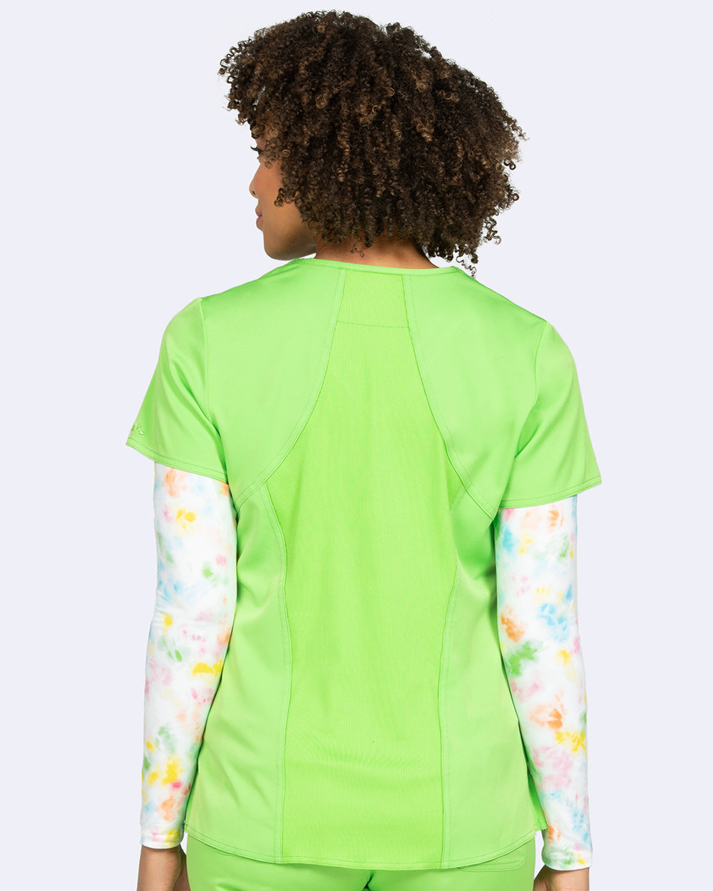 Ava Therese 1084 Ava Back Knit Top Electric Green