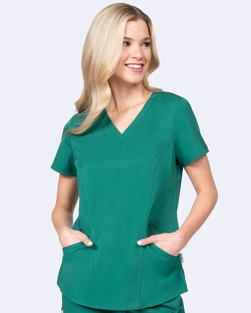 Ava Therese 1084 Ava Back Knit Top Hunter