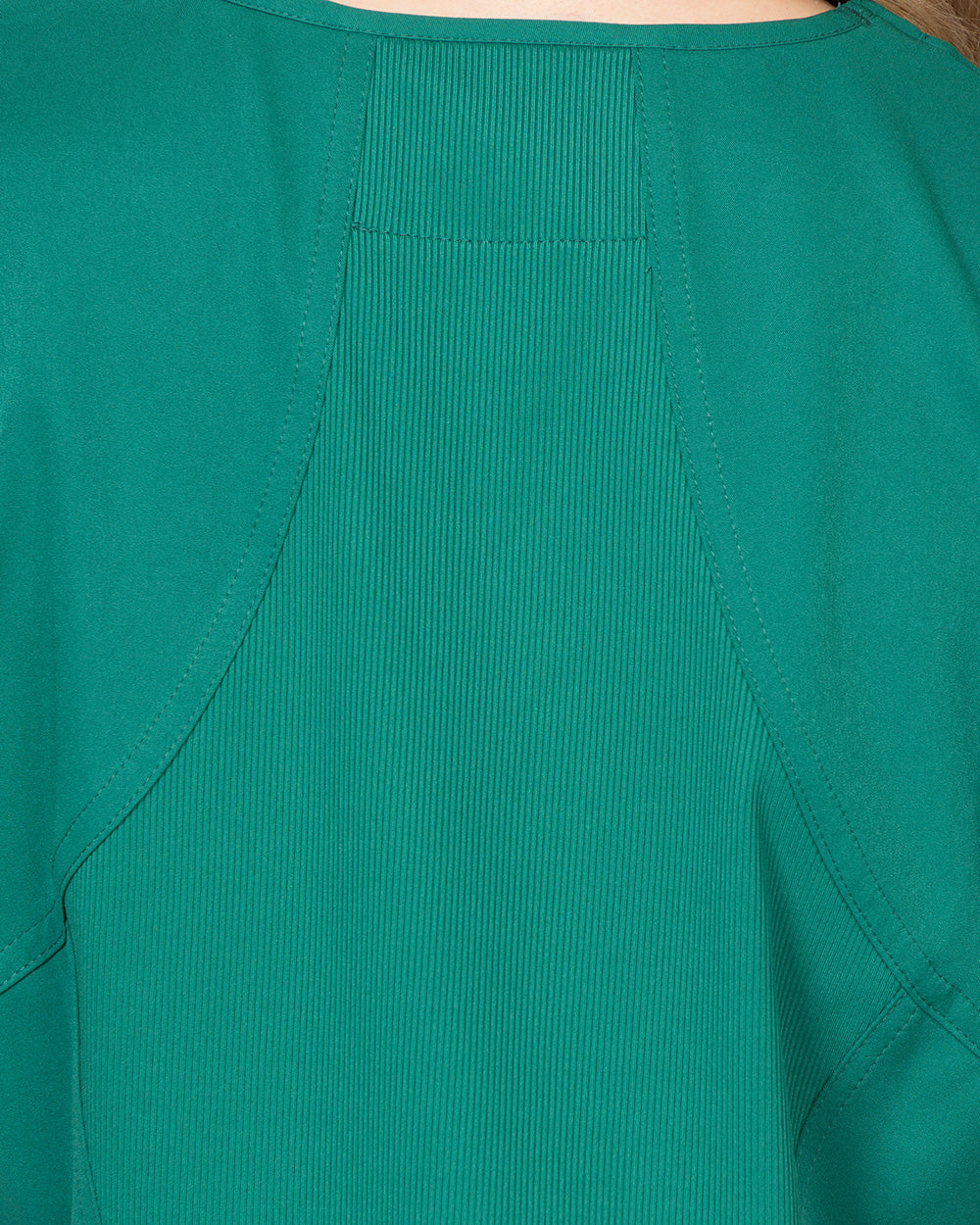 Ava Therese 1084 Ava Back Knit Top Hunter