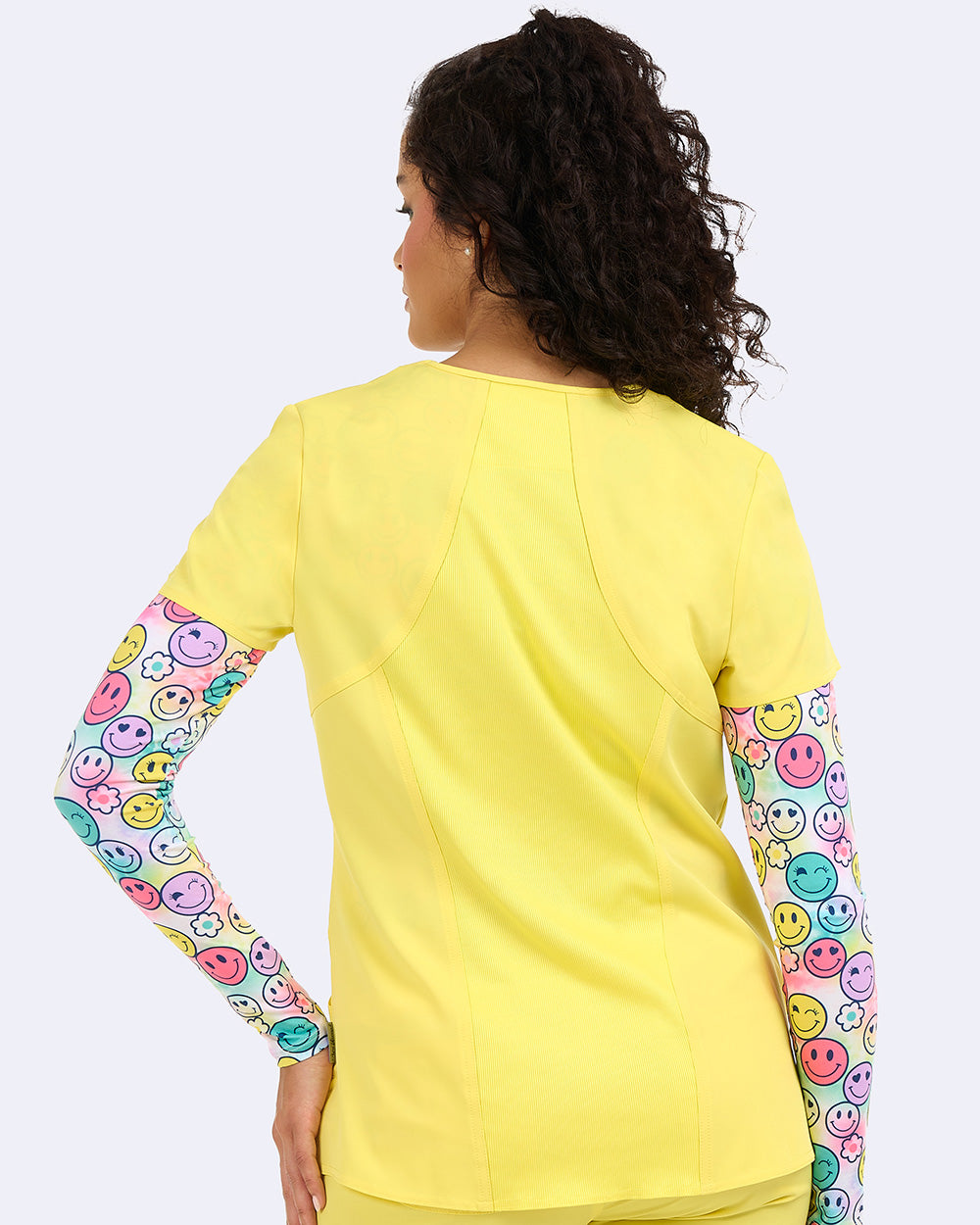 Zavate Ava Back Knit Top Style 1084 in color Lemon Image 2