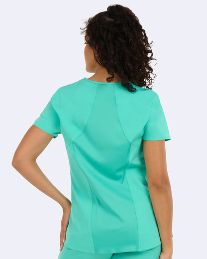 Ava Therese 1084 Ava Back Knit Top Mint