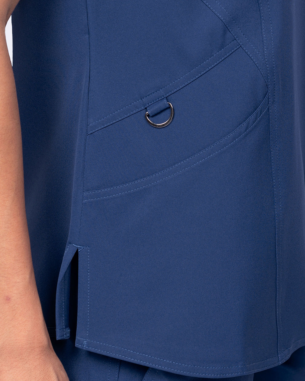 Ava Therese 1084 Ava Back Knit Top Navy